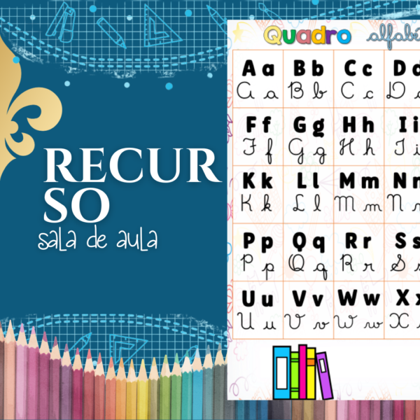 Volta às aulas - Banner quadro alfabético